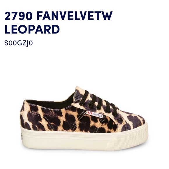 animal print platform trainers